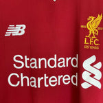 2017/18 LIVERPOOL SALAH 11 C/L *125 YEARS* HOME SHIRT (M) NEW BALANCE - Cult Kits - Medium - Buy Vintage Football Shirts, Authentic Retro Football Shirts For Sale, Classic Football Shirts & Soccer Jersey