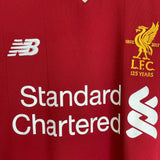 2017/18 LIVERPOOL SALAH 11 C/L *125 YEARS* HOME SHIRT (M) NEW BALANCE - Cult Kits - Medium - Buy Vintage Football Shirts, Authentic Retro Football Shirts For Sale, Classic Football Shirts & Soccer Jersey