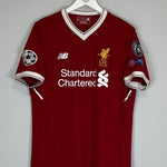 2017/18 LIVERPOOL SALAH 11 C/L *125 YEARS* HOME SHIRT (M) NEW BALANCE - Cult Kits - Medium - Buy Vintage Football Shirts, Authentic Retro Football Shirts For Sale, Classic Football Shirts & Soccer Jersey