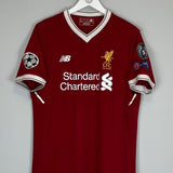 2017/18 LIVERPOOL SALAH 11 C/L *125 YEARS* HOME SHIRT (M) NEW BALANCE - Cult Kits - Medium - Buy Vintage Football Shirts, Authentic Retro Football Shirts For Sale, Classic Football Shirts & Soccer Jersey