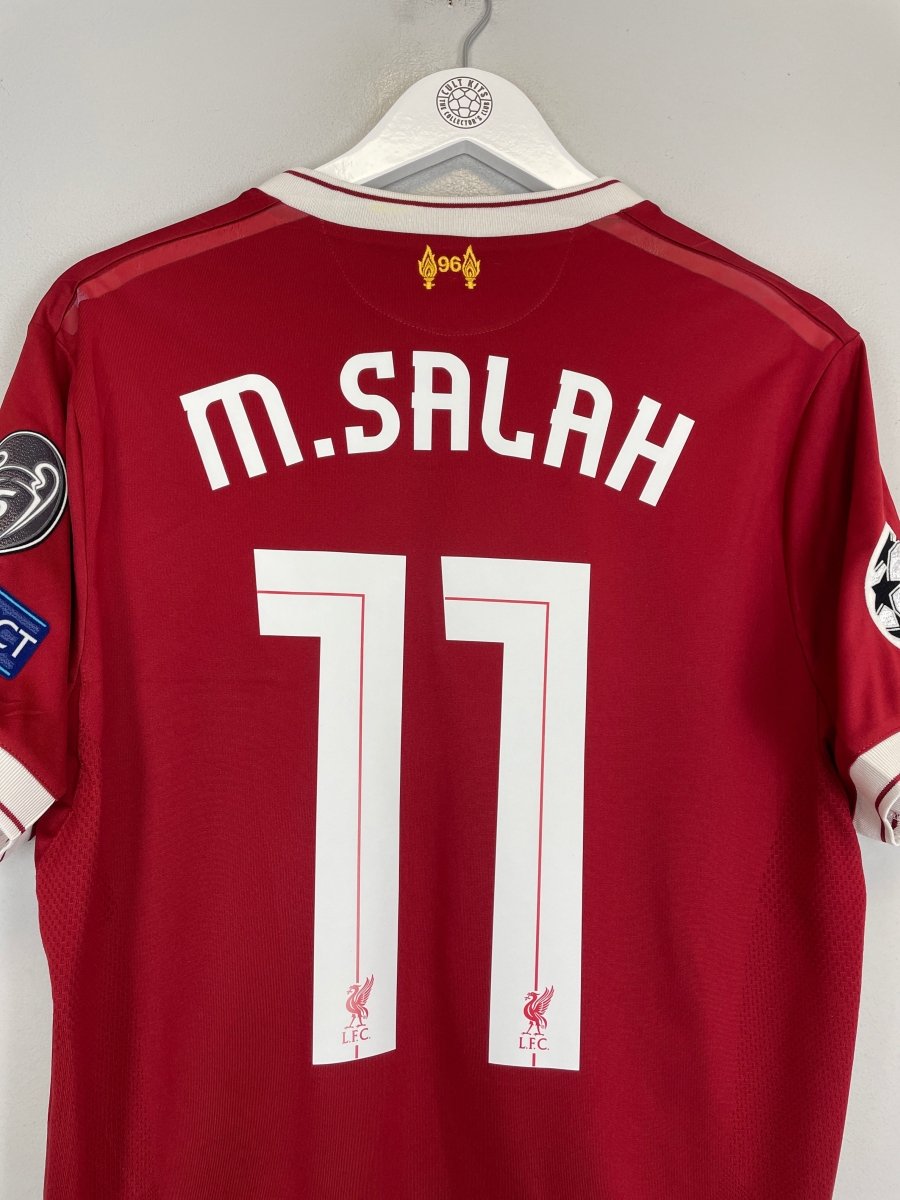 2017/18 LIVERPOOL SALAH 11 C/L *125 YEARS* HOME SHIRT (M) NEW BALANCE - Cult Kits - Medium - Buy Vintage Football Shirts, Authentic Retro Football Shirts For Sale, Classic Football Shirts & Soccer Jersey
