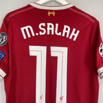 2017/18 LIVERPOOL SALAH 11 C/L *125 YEARS* HOME SHIRT (M) NEW BALANCE - Cult Kits - Medium - Buy Vintage Football Shirts, Authentic Retro Football Shirts For Sale, Classic Football Shirts & Soccer Jersey