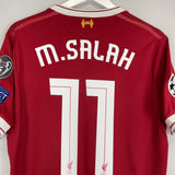 2017/18 LIVERPOOL SALAH 11 C/L *125 YEARS* HOME SHIRT (M) NEW BALANCE - Cult Kits - Medium - Buy Vintage Football Shirts, Authentic Retro Football Shirts For Sale, Classic Football Shirts & Soccer Jersey