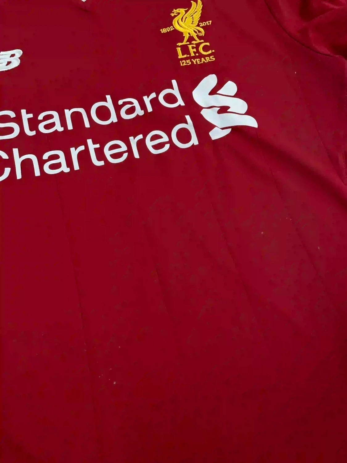 2017 Liverpool New Balance football shirt - view 3 - Cult Kits