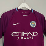 Shop 2017/18 MANCHESTER CITY AWAY SHIRT (S) NIKE, classic football shirts, vintage football shirts & retro soccer jerseys at Cult Kits