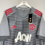 Shop 2017/18 MANCHESTER UNITED *BNWT* PRE MATCH SHIRT (XL) ADIDAS, classic football shirts, vintage football shirts & retro soccer jerseys at Cult Kits