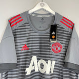 Shop 2017/18 MANCHESTER UNITED *BNWT* PRE MATCH SHIRT (XL) ADIDAS, classic football shirts, vintage football shirts & retro soccer jerseys at Cult Kits