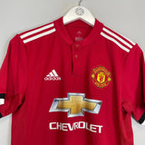 Shop 2017/18 MANCHESTER UNITED HOME SHIRT (S) ADIDAS, classic football shirts, vintage football shirts & retro soccer jerseys at Cult Kits