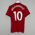 Shop 2017/18 MANCHESTER UNITED IBRAHIMOVIC #10 *AUTHENTIC* HOME SHIRT (M) ADIDAS, classic football shirts, vintage football shirts & retro soccer jerseys at Cult Kits