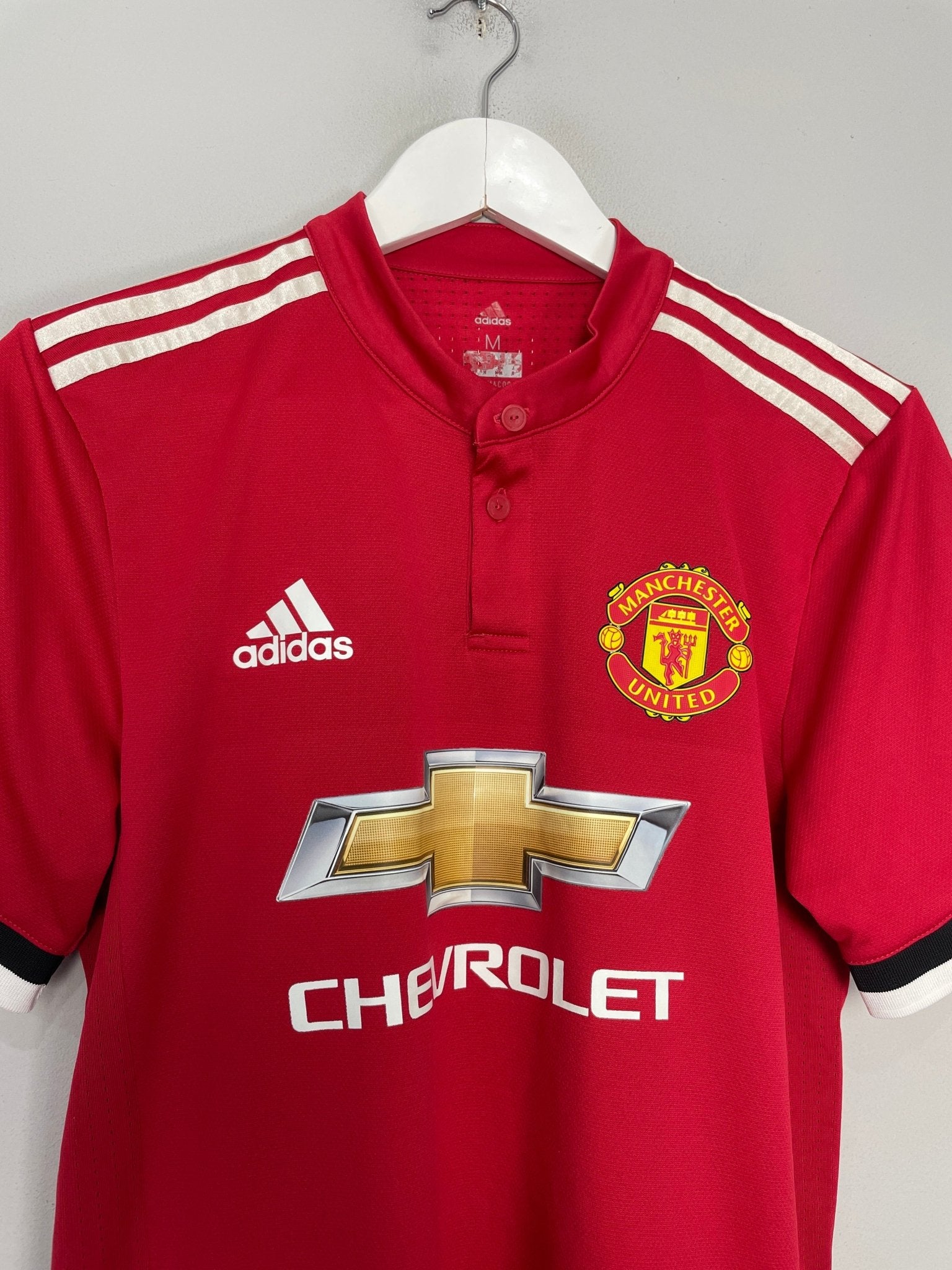 Shop 2017/18 MANCHESTER UNITED IBRAHIMOVIC #10 *AUTHENTIC* HOME SHIRT (M) ADIDAS, classic football shirts, vintage football shirts & retro soccer jerseys at Cult Kits
