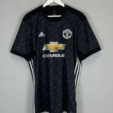 Shop 2017/18 MANCHESTER UNITED IBRAHIMOVIC #10 AWAY SHIRT (XL) ADIDAS, classic football shirts, vintage football shirts & retro soccer jerseys at Cult Kits