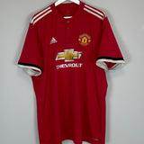 Shop 2017/18 MANCHESTER UNITED IBRAHIMOVIC #10 HOME SHIRT (XXL) ADIDAS, classic football shirts, vintage football shirts & retro soccer jerseys at Cult Kits