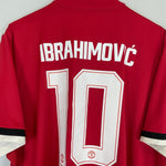 Shop 2017/18 MANCHESTER UNITED IBRAHIMOVIC #10 HOME SHIRT (XXL) ADIDAS, classic football shirts, vintage football shirts & retro soccer jerseys at Cult Kits