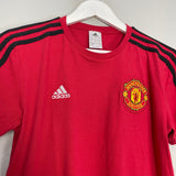 Shop 2017/18 MANCHESTER UNITED T-SHIRT (S) ADIDAS, classic football shirts, vintage football shirts & retro soccer jerseys at Cult Kits
