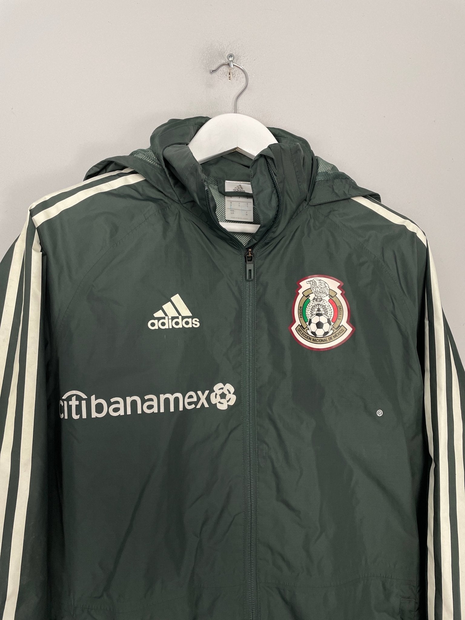 Shop 2017/18 MEXICO RAIN JACKET (S) ADIDAS, classic football shirts, vintage football shirts & retro soccer jerseys at Cult Kits