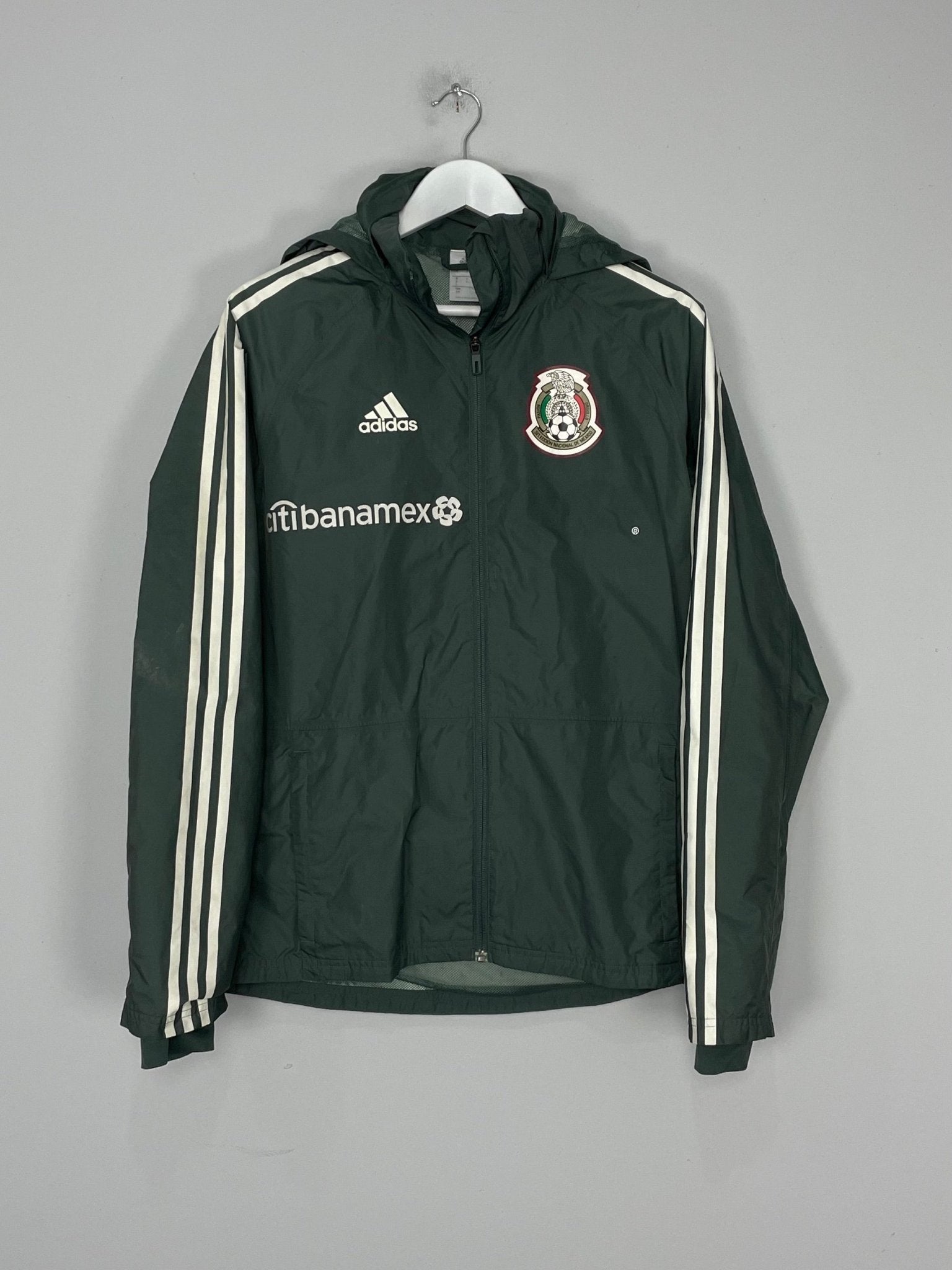 Shop 2017/18 MEXICO RAIN JACKET (S) ADIDAS, classic football shirts, vintage football shirts & retro soccer jerseys at Cult Kits