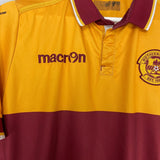 Shop 2017/18 MOTHERWELL HOME SHIRT (M) MACRON, classic football shirts, vintage football shirts & retro soccer jerseys at Cult Kits