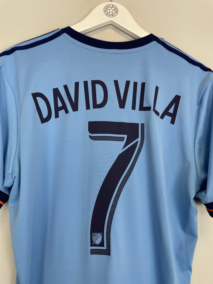 2017/18 NEW YORK CITY DAVID VILLA 7 HOME SHIRT (M) ADIDAS - Cult Kits - Medium - Buy Vintage Football Shirts, Authentic Retro Football Shirts For Sale, Classic Football Shirts & Soccer Jersey