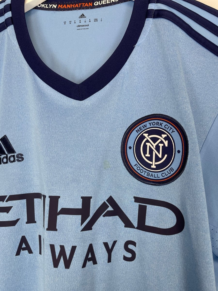 2017/18 NEW YORK CITY DAVID VILLA 7 HOME SHIRT (M) ADIDAS - Cult Kits - Medium - Buy Vintage Football Shirts, Authentic Retro Football Shirts For Sale, Classic Football Shirts & Soccer Jersey