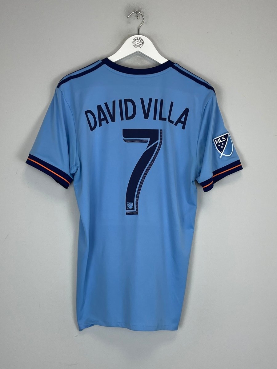 2017/18 NEW YORK CITY DAVID VILLA 7 HOME SHIRT (M) ADIDAS - Cult Kits - Medium - Buy Vintage Football Shirts, Authentic Retro Football Shirts For Sale, Classic Football Shirts & Soccer Jersey