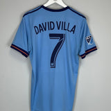 2017/18 NEW YORK CITY DAVID VILLA 7 HOME SHIRT (M) ADIDAS - Cult Kits - Medium - Buy Vintage Football Shirts, Authentic Retro Football Shirts For Sale, Classic Football Shirts & Soccer Jersey