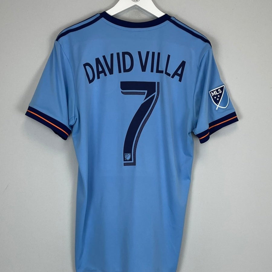 2017/18 NEW YORK CITY DAVID VILLA 7 HOME SHIRT (M) ADIDAS - Cult Kits - Medium - Buy Vintage Football Shirts, Authentic Retro Football Shirts For Sale, Classic Football Shirts & Soccer Jersey
