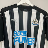 Shop 2017/18 NEWCASTLE SHELVEY #8 HOME SHIRT (L) PUMA, classic football shirts, vintage football shirts & retro soccer jerseys at Cult Kits