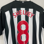 Shop 2017/18 NEWCASTLE SHELVEY #8 HOME SHIRT (L) PUMA, classic football shirts, vintage football shirts & retro soccer jerseys at Cult Kits
