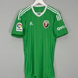 Shop 2017/18 OSASUNA MANUH #13 *PLAYER ISSUE* GK SHIRT (M) ADIDAS, classic football shirts, vintage football shirts & retro soccer jerseys at Cult Kits