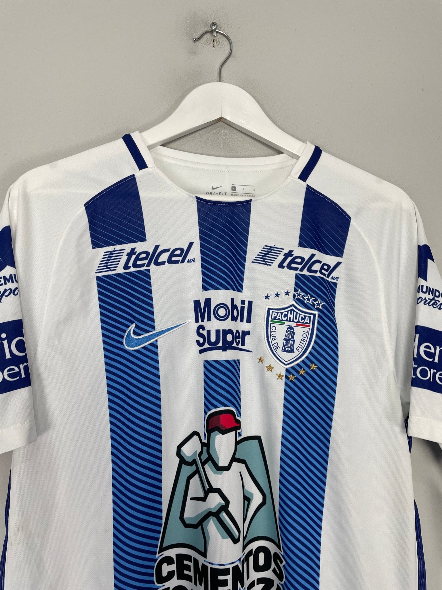 Shop 2017/18 PACHUCA *BNWT* HOME SHIRT (L) NIKE, classic football shirts, vintage football shirts & retro soccer jerseys at Cult Kits