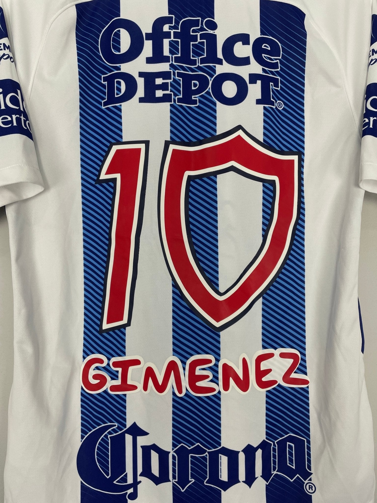 Shop 2017/18 PACHUCA GIMINEZ #10 HOME SHIRT (M) NIKE, classic football shirts, vintage football shirts & retro soccer jerseys at Cult Kits