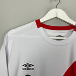 Shop 2017/18 PERU GUERRERO #9 HOME SHIRT (L) UMBRO, classic football shirts, vintage football shirts & retro soccer jerseys at Cult Kits