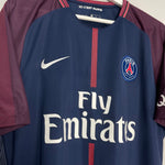 Shop 2017/18 PSG HOME SHIRT (XL) NIKE, classic football shirts, vintage football shirts & retro soccer jerseys at Cult Kits