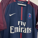 Shop 2017/18 PSG HOME SHIRT (XL) NIKE, classic football shirts, vintage football shirts & retro soccer jerseys at Cult Kits