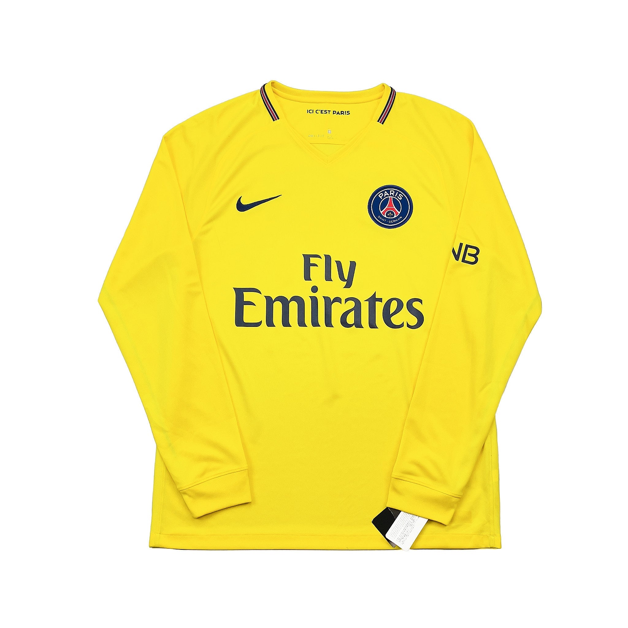 Buy 2017/18 PSG Mbappe 29 *BNWT with Defects* L/S Away Shirt (M) Nike ~ Free worldwide shipping ~ Authentic Vintage Football Shirts from Cult Kits