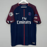 Shop 2017/18 PSG NEYMAR JR #10 C/L HOME SHIRT (XL) NIKE, classic football shirts, vintage football shirts & retro soccer jerseys at Cult Kits