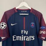 Shop 2017/18 PSG NEYMAR JR #10 C/L HOME SHIRT (XL) NIKE, classic football shirts, vintage football shirts & retro soccer jerseys at Cult Kits