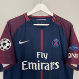 Shop 2017/18 PSG NEYMAR JR #10 C/L HOME SHIRT (XL) NIKE, classic football shirts, vintage football shirts & retro soccer jerseys at Cult Kits