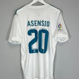2017/18 REAL MADRID ASENSIO 20 HOME SHIRT (L) ADIDAS - Cult Kits - Large - Buy Vintage Football Shirts, Authentic Retro Football Shirts For Sale, Classic Football Shirts & Soccer Jersey