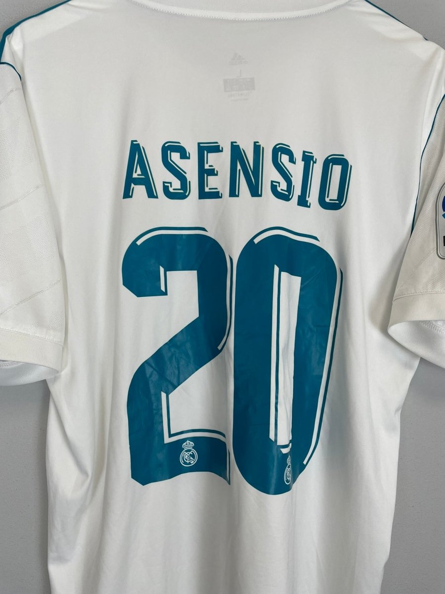 2017/18 REAL MADRID ASENSIO 20 HOME SHIRT (L) ADIDAS - Cult Kits - Large - Buy Vintage Football Shirts, Authentic Retro Football Shirts For Sale, Classic Football Shirts & Soccer Jersey
