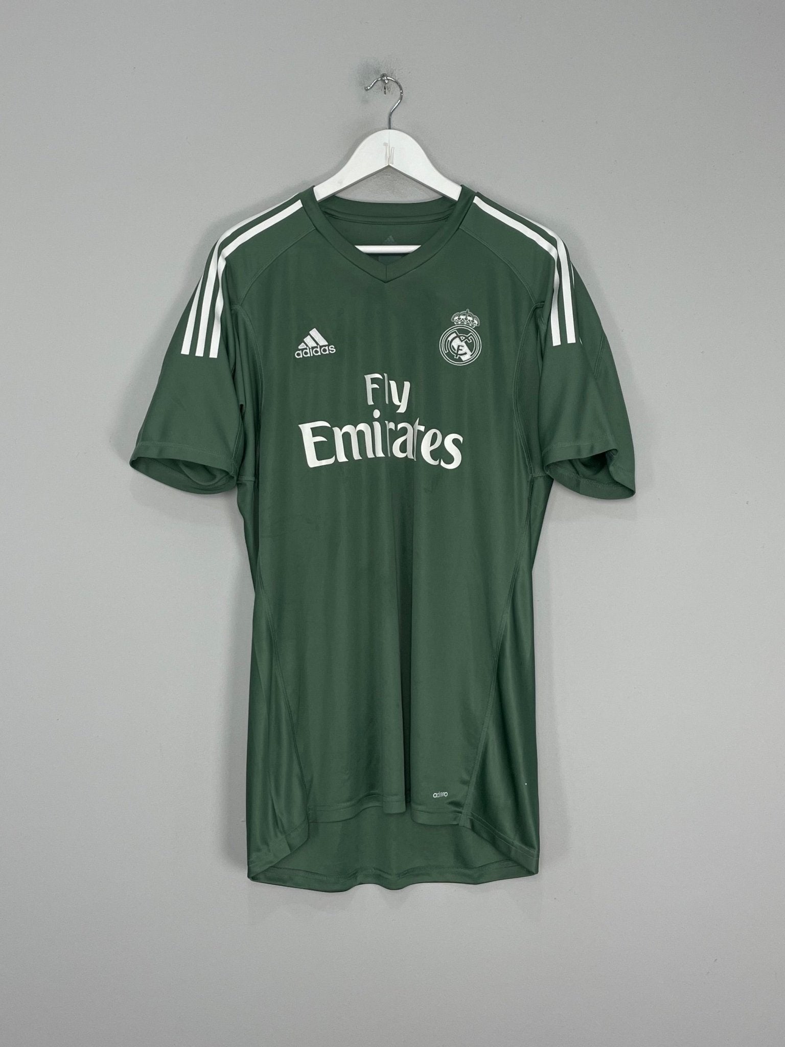 Shop 2017/18 REAL MADRID GK SHIRT (L) ADIDAS, classic football shirts, vintage football shirts & retro soccer jerseys at Cult Kits