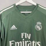 Shop 2017/18 REAL MADRID GK SHIRT (L) ADIDAS, classic football shirts, vintage football shirts & retro soccer jerseys at Cult Kits