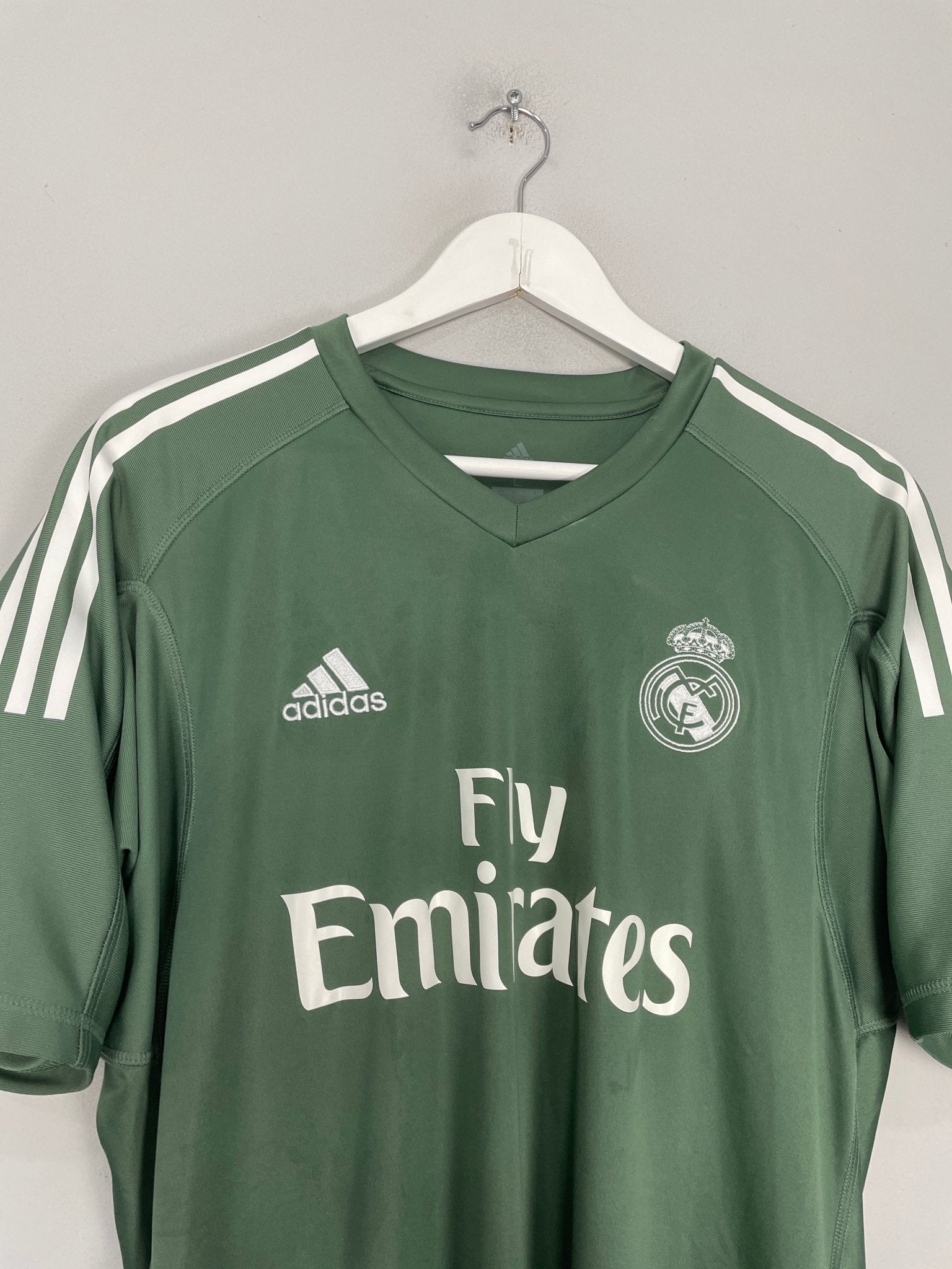 Shop 2017/18 REAL MADRID GK SHIRT (L) ADIDAS, classic football shirts, vintage football shirts & retro soccer jerseys at Cult Kits