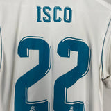 Shop 2017/18 REAL MADRID ISCO #22 HOME SHIRT (M) ADIDAS, classic football shirts, vintage football shirts & retro soccer jerseys at Cult Kits