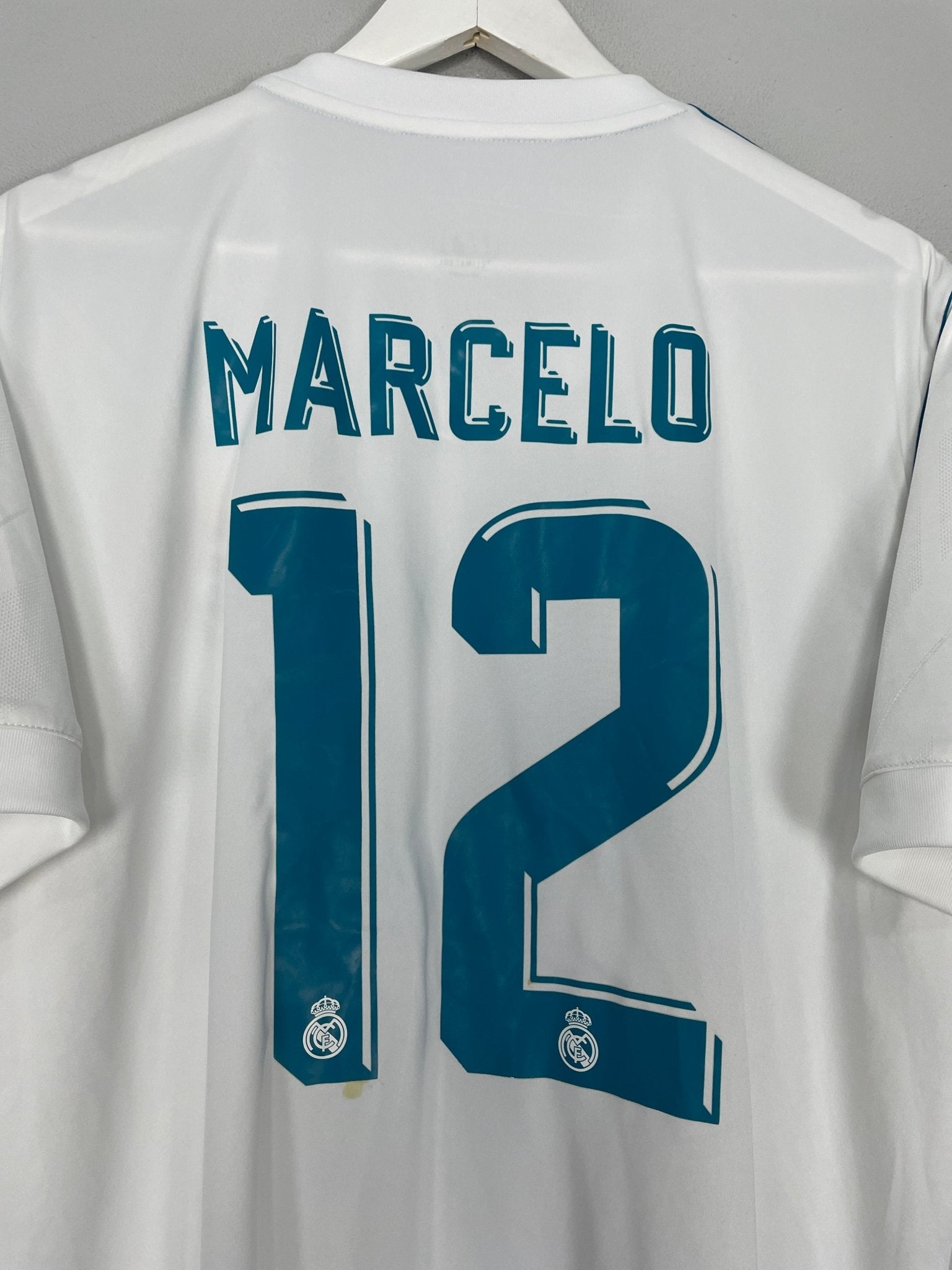 Shop 2017/18 REAL MADRID MARCELO #12 HOME SHIRT (XL) ADIDAS, classic football shirts, vintage football shirts & retro soccer jerseys at Cult Kits