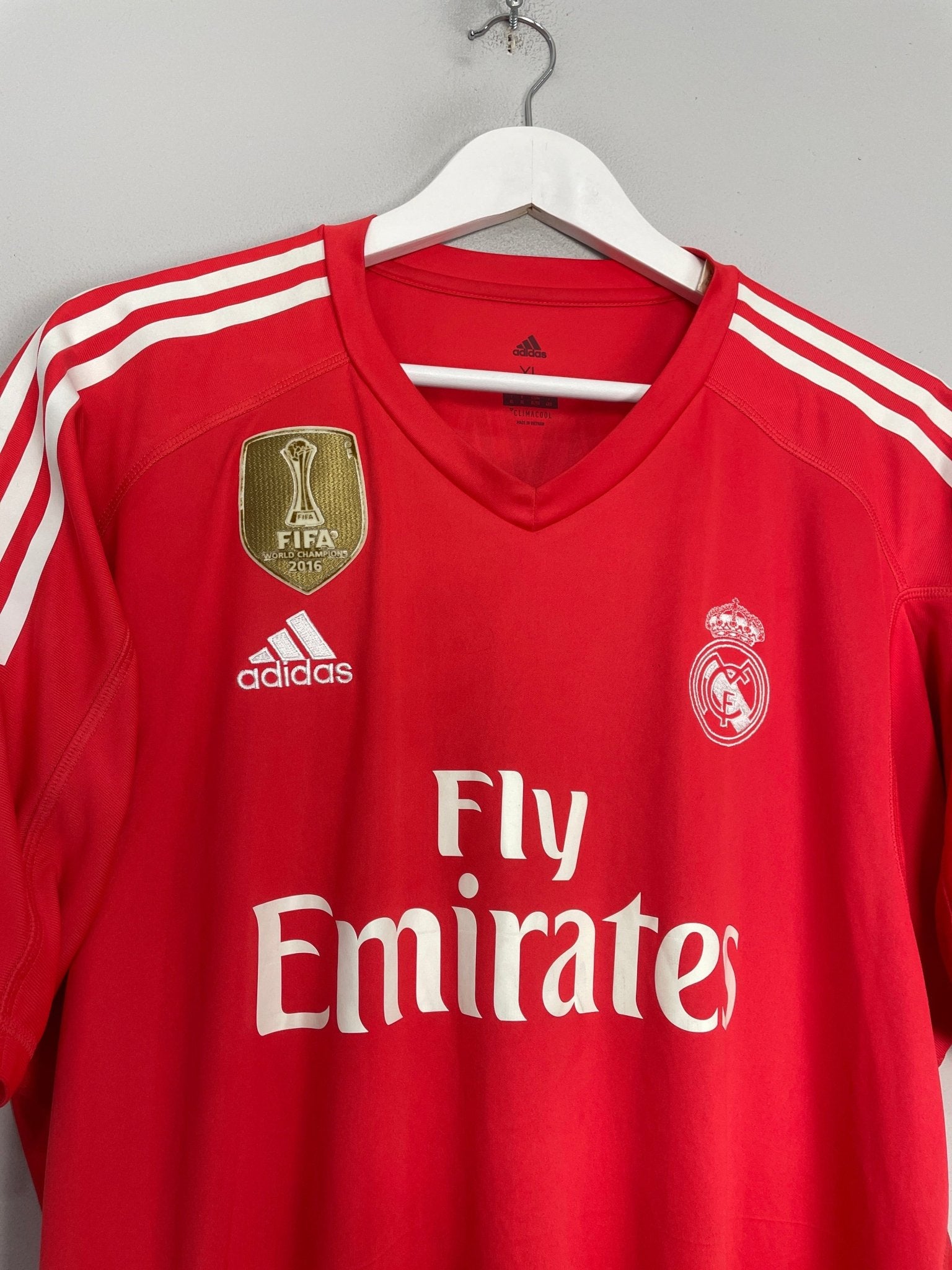 Shop 2017/18 REAL MADRID NAVAS #1 GK SHIRT (XL) ADIDAS, classic football shirts, vintage football shirts & retro soccer jerseys at Cult Kits