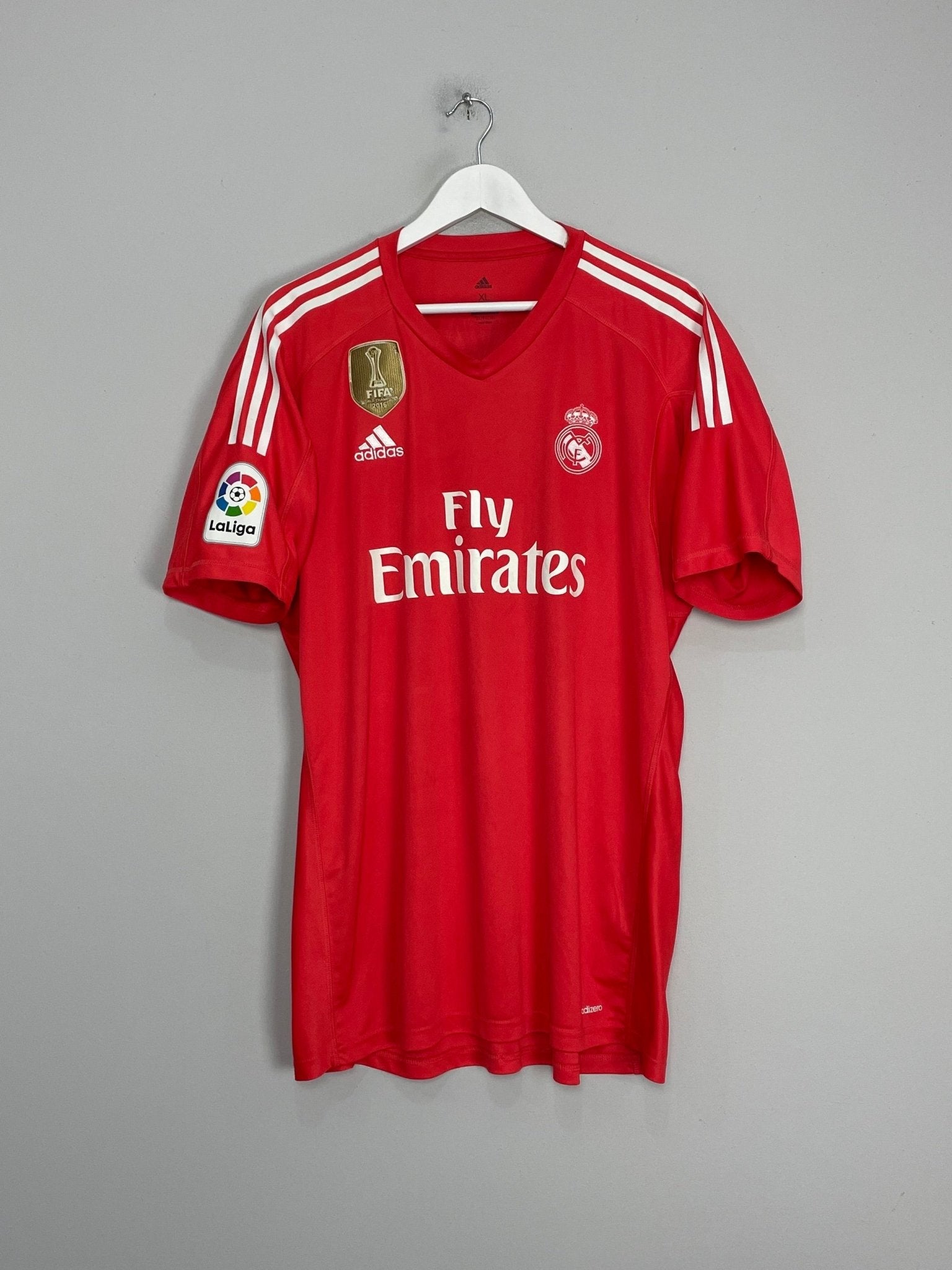 Shop 2017/18 REAL MADRID NAVAS #1 GK SHIRT (XL) ADIDAS, classic football shirts, vintage football shirts & retro soccer jerseys at Cult Kits