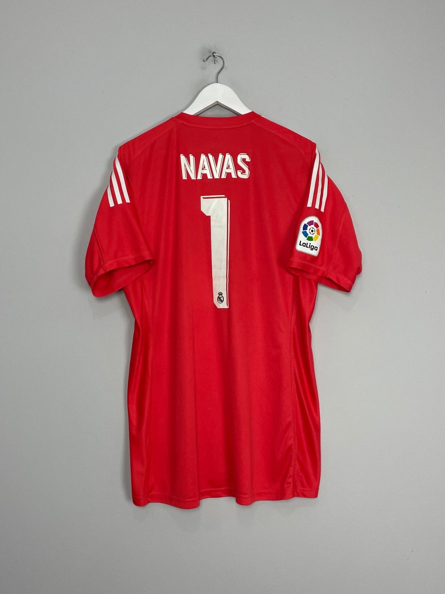 Shop 2017/18 REAL MADRID NAVAS #1 GK SHIRT (XL) ADIDAS, classic football shirts, vintage football shirts & retro soccer jerseys at Cult Kits