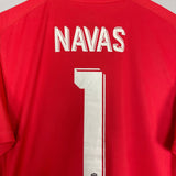 Shop 2017/18 REAL MADRID NAVAS #1 GK SHIRT (XL) ADIDAS, classic football shirts, vintage football shirts & retro soccer jerseys at Cult Kits