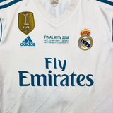 Buy 2017/18 Real Madrid Ronaldo 7 C/L Final Home Shirt (M) Adidas ~ Free worldwide shipping ~ Authentic Vintage Football Shirts from Cult Kits